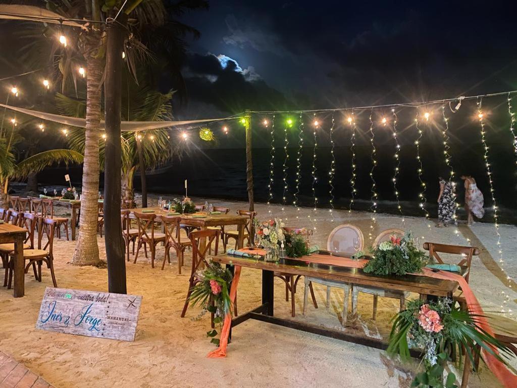 Hotel Luna De Plata Mahahual Esterno foto