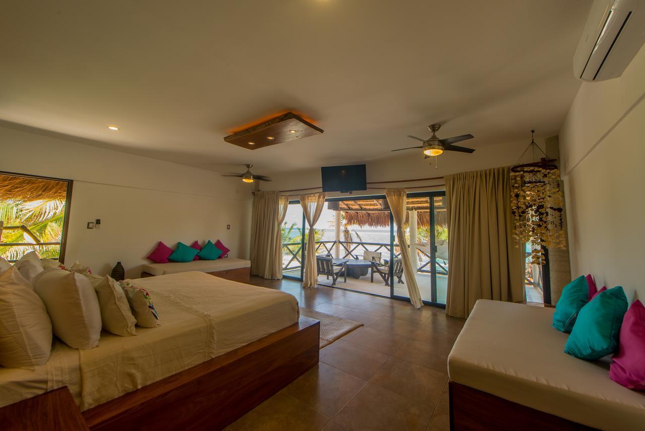 Hotel Luna De Plata Mahahual Esterno foto